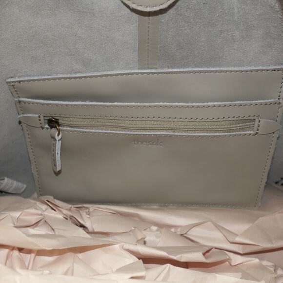 NEW The Sak Los Feliz Leather Tote Oversized Meadow Green Boho Hobo **READ** - Picture 11 of 14